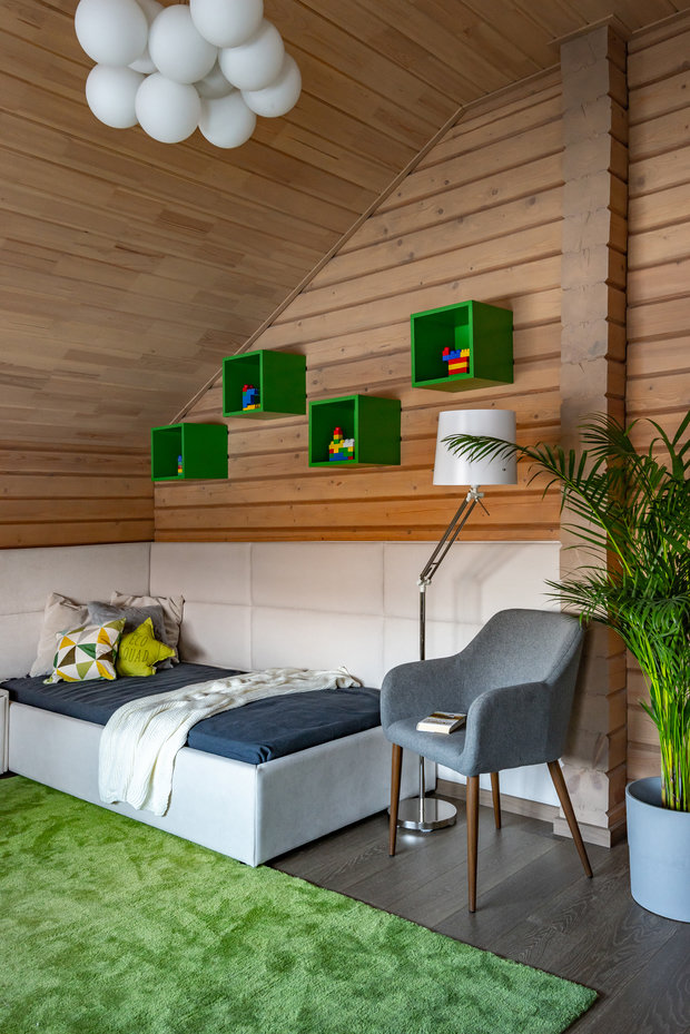 Фотография: Детская в стиле Современный, Эко, Дом, Проект недели, 4 и больше, Более 90 метров, Челябинская область, Анастасия Коломенцева, ПРЕМИЯ INMYROOM – фото на INMYROOM
