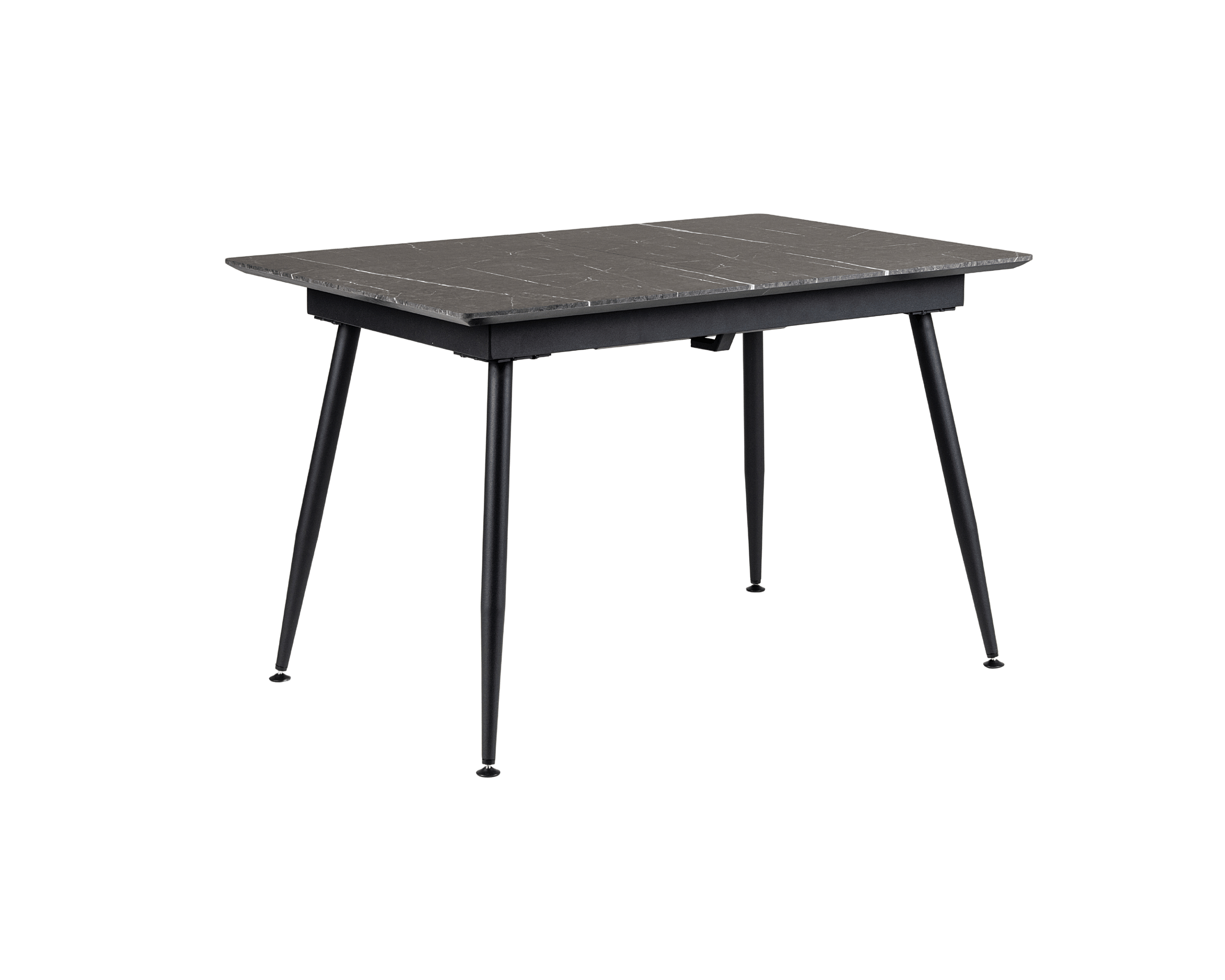 Раздвижной обеденный стол Месси S черного цвета