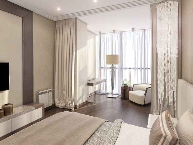 Фото из портфолио Спальня – фотографии дизайна интерьеров на INMYROOM