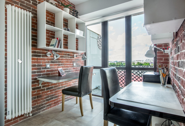 Фотография: Кабинет в стиле Лофт, Квартира – фото на INMYROOM