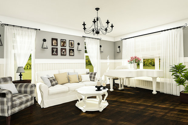 Фото из портфолио ДОМ В АМЕРИКАНСКОМ СТИЛЕ – фотографии дизайна интерьеров на INMYROOM
