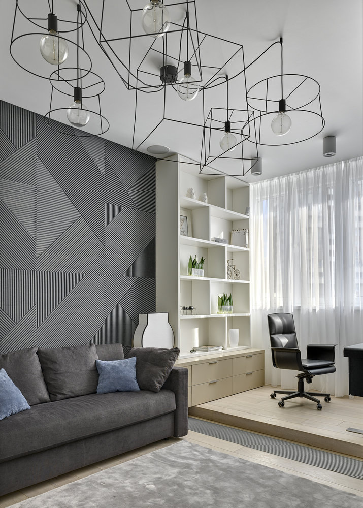 Фотография: Кабинет в стиле Современный, Квартира, Проект недели, Москва, Монолитный дом, Александра Федорова, Бюро Александры Федоровой, 4 и больше, Более 90 метров, #эксклюзивныепроекты – фото на INMYROOM Фотография: Кабинет в стиле Современный, Квартира, Проект недели, Москва, Монолитный дом, Александра Федорова, Бюро Александры Федоровой, 4 и больше, Более 90 метров, #эксклюзивныепроекты – фото на INMYROOM