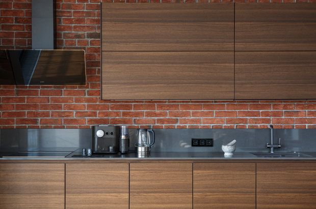 Фотография: Кухня и столовая в стиле Лофт, Квартира, Проект недели, Пентхаус, 4 и больше, Более 90 метров, Владивосток, #эксклюзивныепроекты, Miyao Studio – фото на INMYROOM