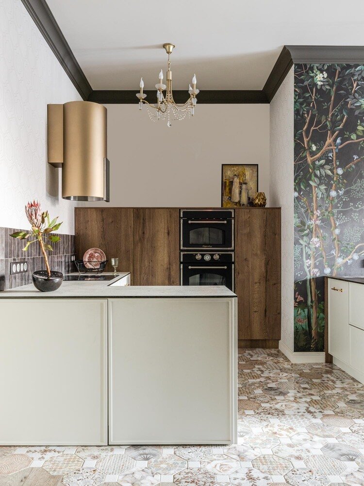 Фотография: Кухня и столовая в стиле Современный, Эклектика, Квартира, Проект дня, 3 комнаты, 60-90 метров, Уфа, Анастасия Стрижова – фото на INMYROOM Фотография: Кухня и столовая в стиле Современный, Эклектика, Квартира, Проект дня, 3 комнаты, 60-90 метров, Уфа, Анастасия Стрижова – фото на INMYROOM