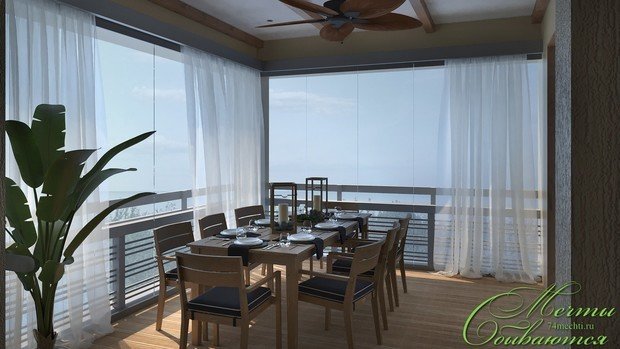 Фото из портфолио Терраса в Сочи – фотографии дизайна интерьеров на INMYROOM