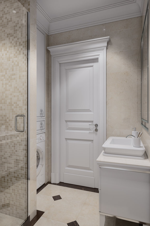 Фото из портфолио Нежная классика – фотографии дизайна интерьеров на INMYROOM