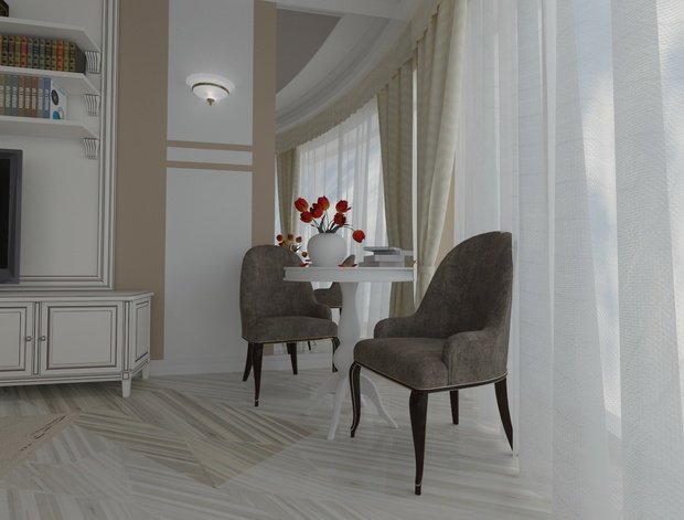 Фото из портфолио Квартира 90 кв.м. Классический стиль. – фотографии дизайна интерьеров на INMYROOM