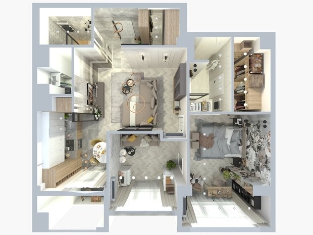 Фото из портфолио Песчаная панорама – фотографии дизайна интерьеров на INMYROOM