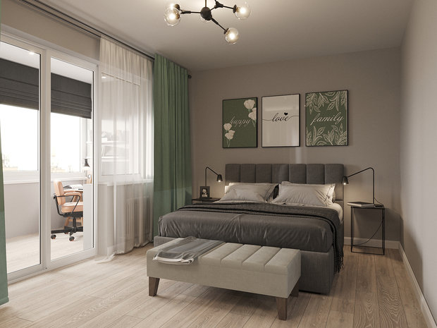 Фото из портфолио Спальня – фотографии дизайна интерьеров на INMYROOM