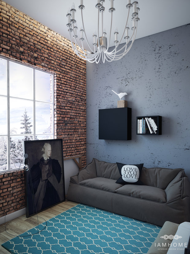 Фото из портфолио Квартира LOFT, 160м – фотографии дизайна интерьеров на INMYROOM
