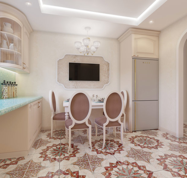 Фото из портфолио Кухня 12 кв.м. – фотографии дизайна интерьеров на INMYROOM