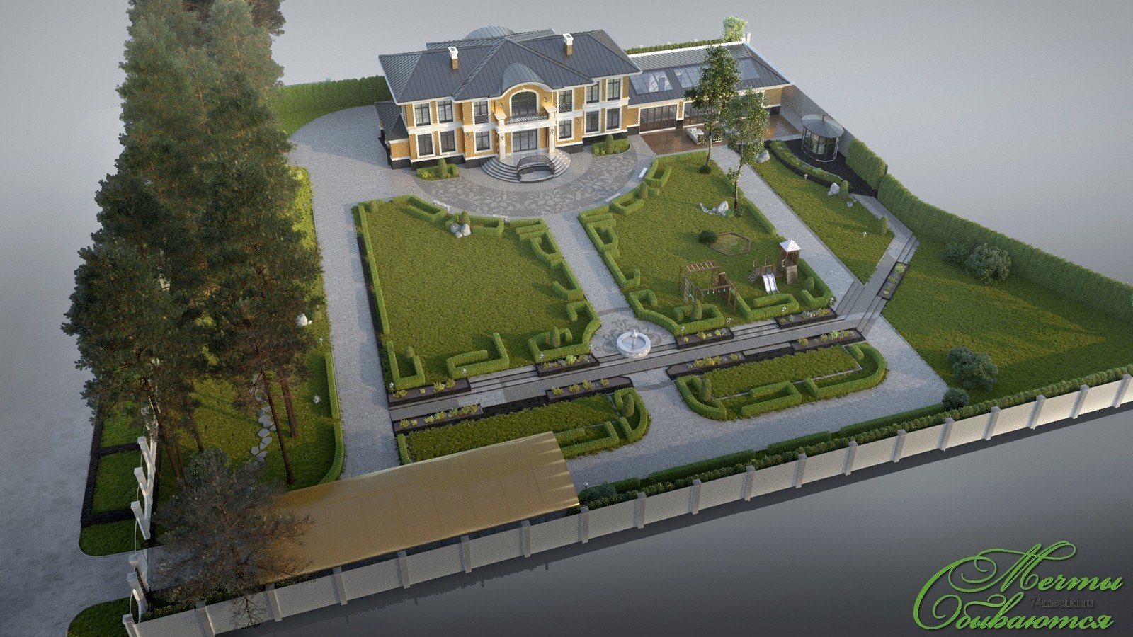 Фото из портфолио Двухэтажный особняк в неоклассическом стиле – фотографии дизайна интерьеров на INMYROOM Фото из портфолио Двухэтажный особняк в неоклассическом стиле – фотографии дизайна интерьеров на INMYROOM