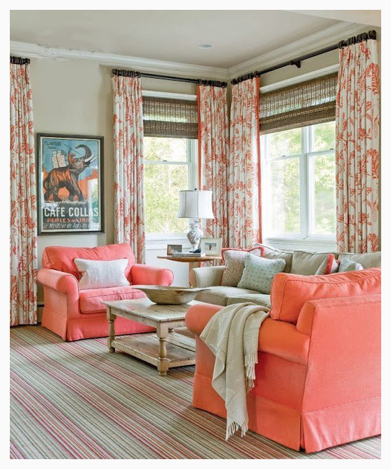 Фотография: Гостиная в стиле Прованс и Кантри, Классический, Современный, Декор интерьера, Цвет в интерьере, Индустрия, Новости – фото на INMYROOM