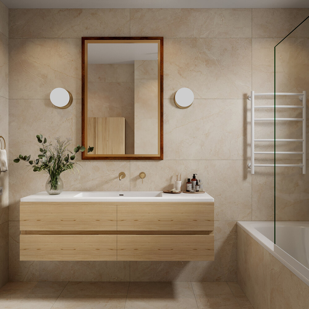 Фотография: Ванная в стиле Современный, Минимализм, Дом, Проект недели, Эко, Дом и дача, 3 комнаты, Более 90 метров, Башкортостан, Юлия Сафина – фото на INMYROOM Фотография: Ванная в стиле Современный, Минимализм, Дом, Проект недели, Эко, Дом и дача, 3 комнаты, Более 90 метров, Башкортостан, Юлия Сафина – фото на INMYROOM