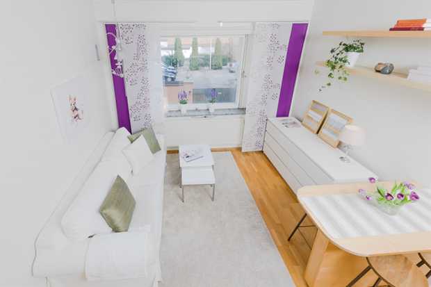 Фотография: Гостиная в стиле Скандинавский, Малогабаритная квартира, Квартира, Дома и квартиры, Проект недели – фото на INMYROOM