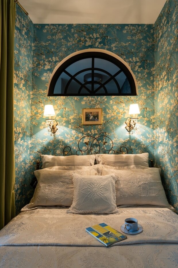 Фотография: Спальня в стиле Прованс и Кантри, Современный, Эклектика, Винтажный, Малогабаритная квартира, Квартира, Студия, Проект недели, Санкт-Петербург, 40-60 метров, Мария Качкина – фото на INMYROOM