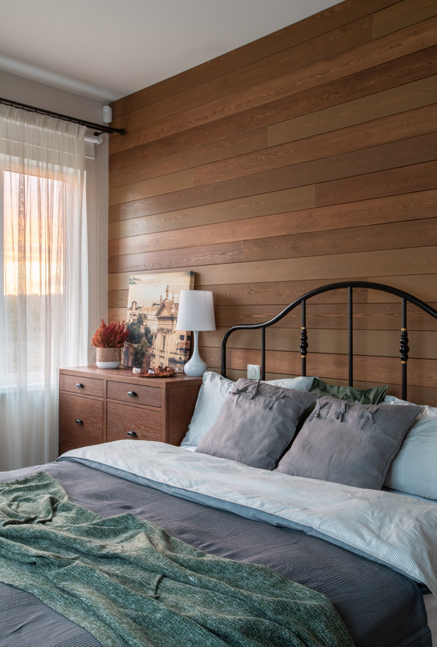 Фотография: Спальня в стиле Прованс и Кантри, Классический, Дом, Проект недели, Нахабино, 4 и больше, Более 90 метров, Вера Шеверденок, Roomba Interior – фото на INMYROOM