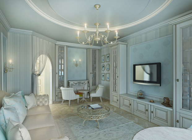 Фото из портфолио Дворянская классика – фотографии дизайна интерьеров на INMYROOM