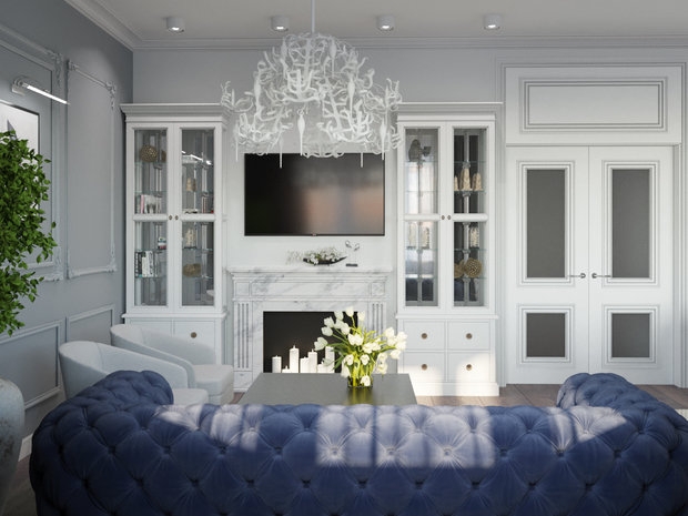 Фото из портфолио Взгляд на классику – фотографии дизайна интерьеров на INMYROOM