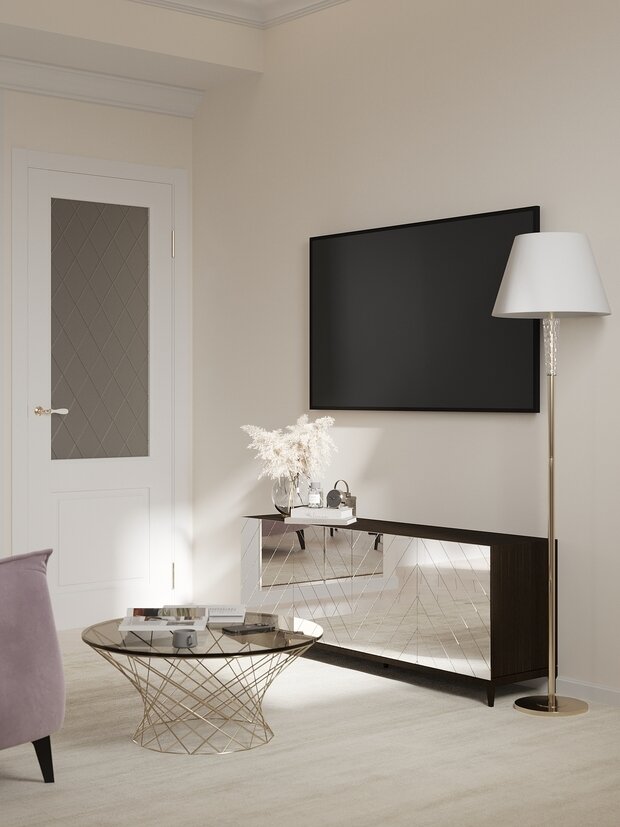 Фото из портфолио Гостиная неоклассика – фотографии дизайна интерьеров на INMYROOM