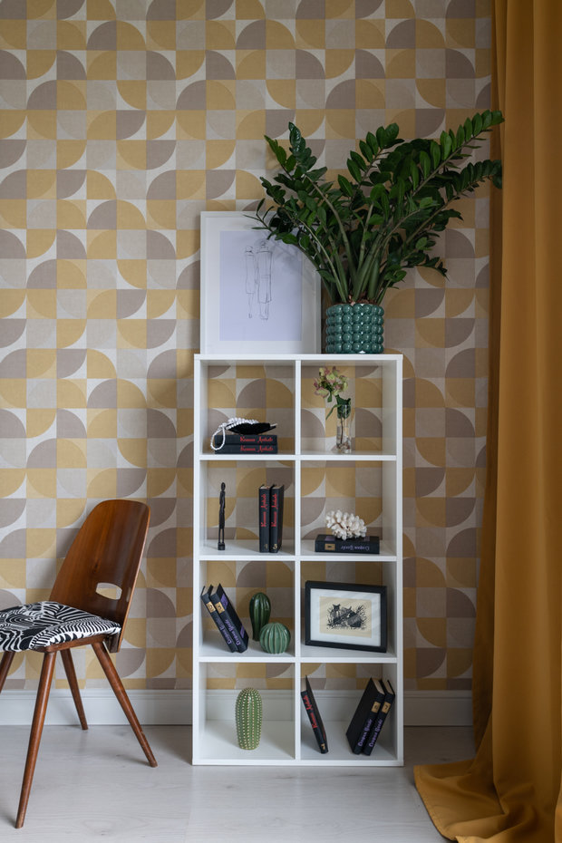 Фотография: Гостиная в стиле Скандинавский, Современный, Малогабаритная квартира, Квартира, Студия, Проект недели, Москва, до 40 метров, Ирина Бебешина – фото на INMYROOM