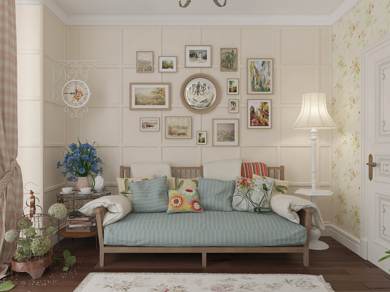 Фотография: Гостиная в стиле Прованс и Кантри, Квартира, Дома и квартиры, Прованс, Проект недели – фото на INMYROOM Фотография: Гостиная в стиле Прованс и Кантри, Квартира, Дома и квартиры, Прованс, Проект недели – фото на INMYROOM