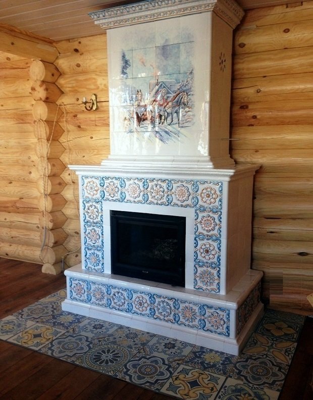 Фото из портфолио Изразцовые камины – фотографии дизайна интерьеров на INMYROOM
