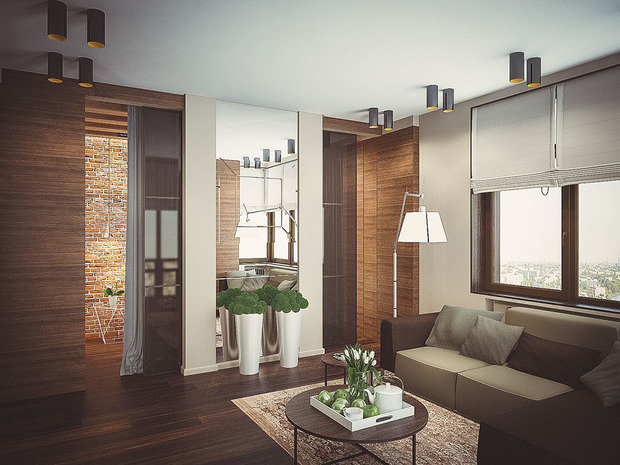 Фото из портфолио Городская квартира-студия – фотографии дизайна интерьеров на INMYROOM