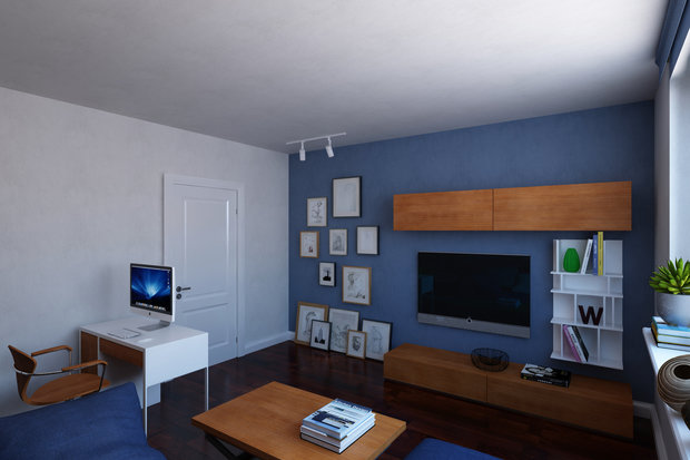 Фото из портфолио СИНИЙ МАНХЕТТЕН - РОССИЯ – фотографии дизайна интерьеров на INMYROOM