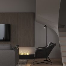 Фото из портфолио №1 Проект кухня-гостиная в доме – фотографии дизайна интерьеров на INMYROOM