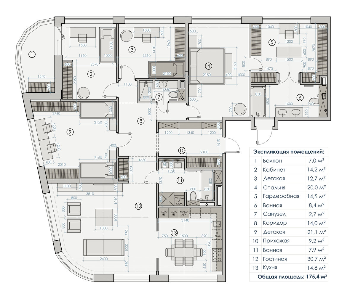 Фотография: Планировки в стиле , Современный, Квартира, Проект недели, Москва, 4 и больше, Более 90 метров, Наталья Широкорад – фото на INMYROOM Фотография: Планировки в стиле , Современный, Квартира, Проект недели, Москва, 4 и больше, Более 90 метров, Наталья Широкорад – фото на INMYROOM