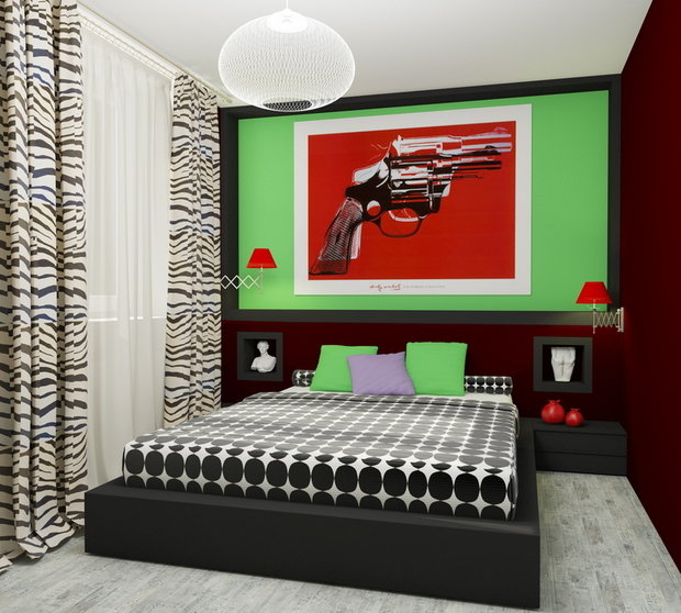 Фото из портфолио Квартира POPart & Coca-Cola – фотографии дизайна интерьеров на INMYROOM