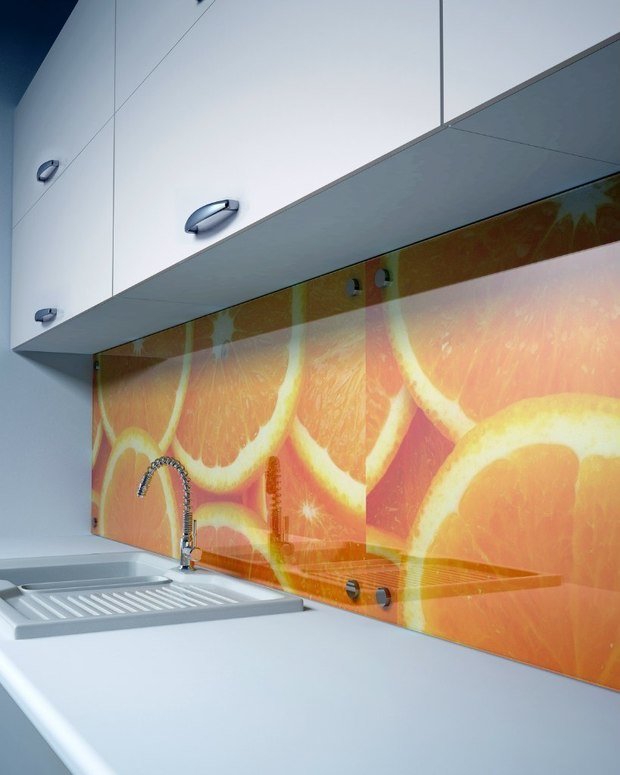 Фотография: Кухня и столовая в стиле Современный, Минимализм, Советы, Мозаика, Декоративная штукатурка, Кухонный фартук, керамическая плитка, мозаика на кухне, клинкерная плитка, кирпичный клинкер, стекло фартук – фото на INMYROOM