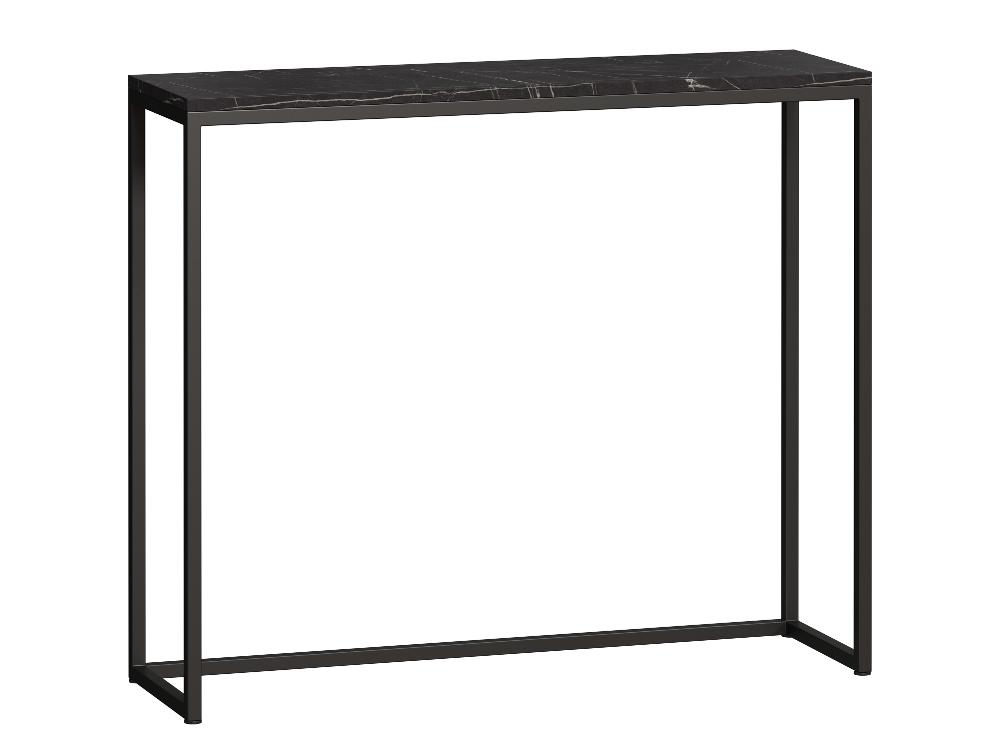 Консоль Мальборк черного цвета под мрамор