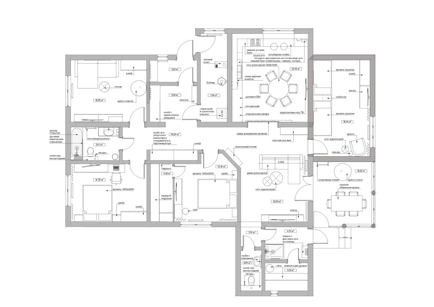 Фотография: Планировки в стиле , Классический, Современный, Дом, Проект недели, Дом и дача, 4 и больше, Более 90 метров, Нижегородская область, Ольга Матренина – фото на INMYROOM Фотография: Планировки в стиле , Классический, Современный, Дом, Проект недели, Дом и дача, 4 и больше, Более 90 метров, Нижегородская область, Ольга Матренина – фото на INMYROOM