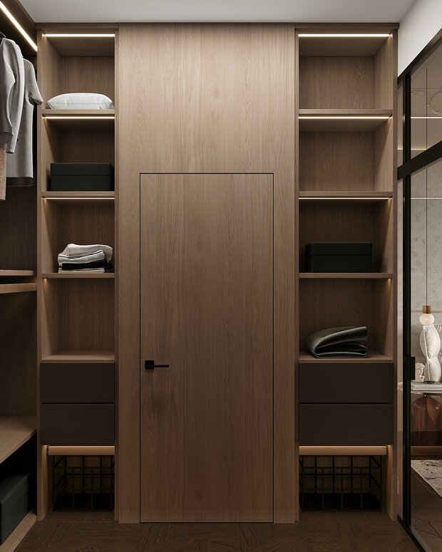 Фото из портфолио Дизайн интерьера квартиры в ЖК «Alpen (Альпен)» в стиле современная классика – фотографии дизайна интерьеров на INMYROOM