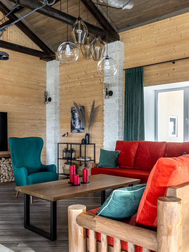 Фотография: Гостиная в стиле Прованс и Кантри, Дом, Проект недели, Дача, Дом и дача, 4 и больше, Более 90 метров, Самарская область, Ольга Бикбова – фото на INMYROOM