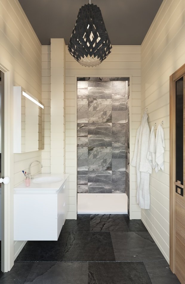 Фотография: Ванная в стиле Эко, Дом, Проект дня, Дом и дача – фото на INMYROOM