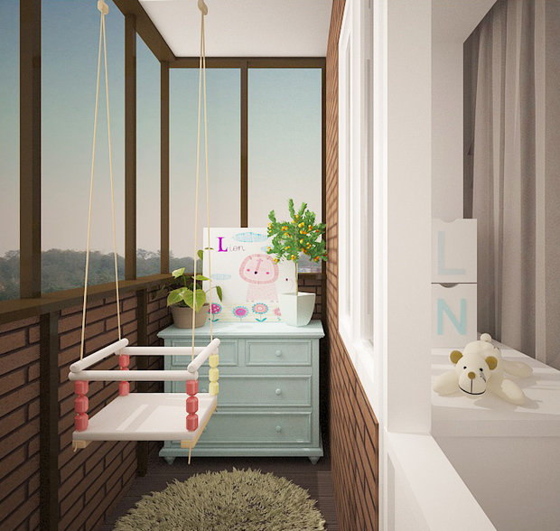 Фотография: Балкон, Терраса в стиле Скандинавский, Современный – фото на INMYROOM