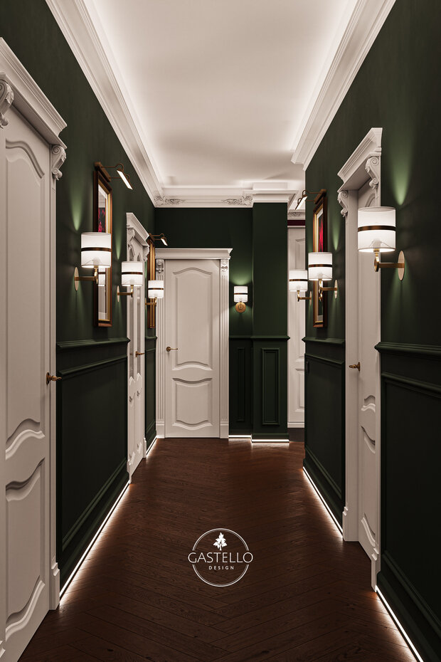 Фото из портфолио Часть квартиры (Б. Козихинский пер.) - 47 м² – фотографии дизайна интерьеров на INMYROOM