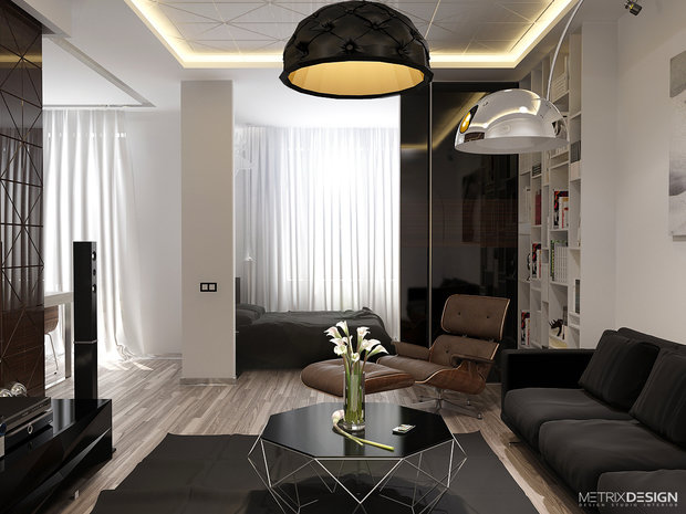 Фото из портфолио Квартира - студия 49 м/кв – фотографии дизайна интерьеров на INMYROOM