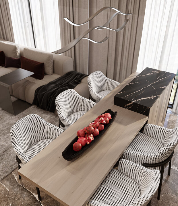 Фото из портфолио Проект квартиры в минимализме – фотографии дизайна интерьеров на INMYROOM