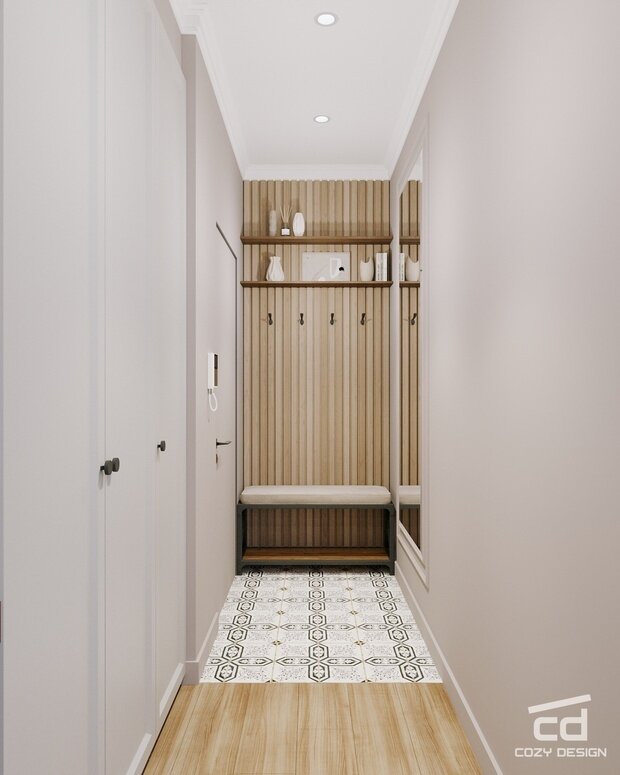 Фото из портфолио Эклектичная квартира 54м2 – фотографии дизайна интерьеров на INMYROOM