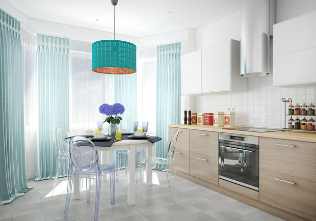 Фотография: Кухня и столовая в стиле Скандинавский – фото на InMyRoom.ru
