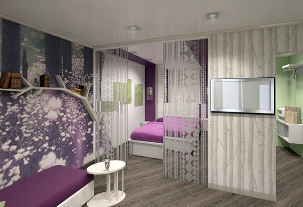 Фото из портфолио Квартира 37 кв.м. – фотографии дизайна интерьеров на INMYROOM