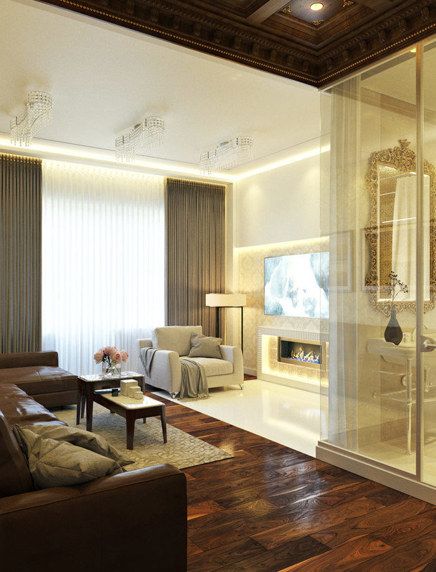 Фото из портфолио Дизайн-проект московской квартиры – фотографии дизайна интерьеров на INMYROOM