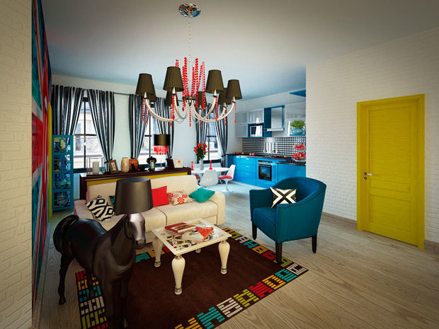 Фото из портфолио Квартира в стиле поп-арт – фотографии дизайна интерьеров на INMYROOM