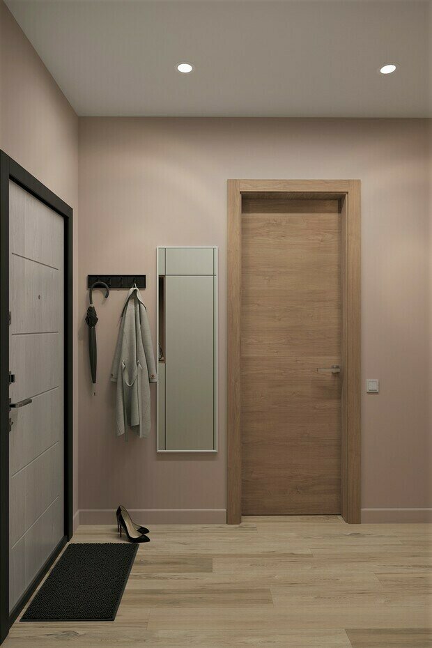 Фото из портфолио Квартира для девушки в Ханты-Мансийске – фотографии дизайна интерьеров на INMYROOM