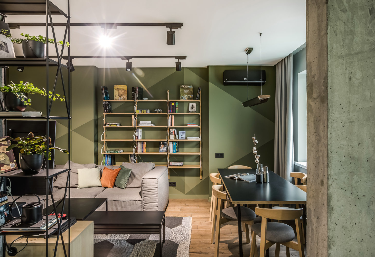Фотография: Гостиная в стиле Лофт, Современный, Квартира, Проект недели, Киев, Boho Studio, 3 комнаты, 60-90 метров – фото на INMYROOM