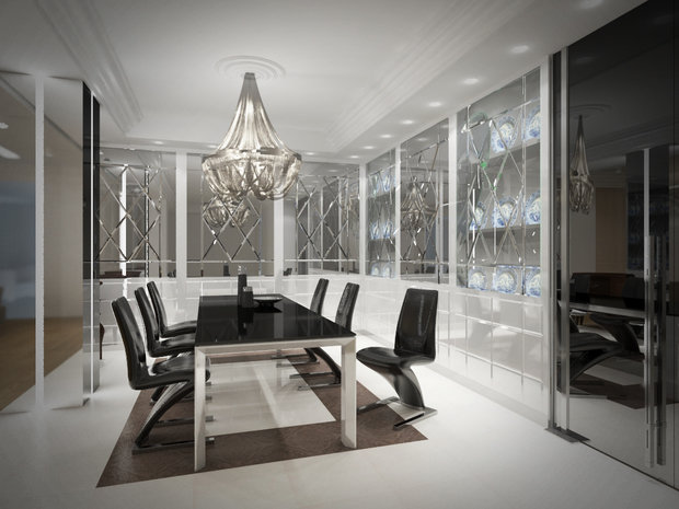 Фото из портфолио Дизайн-проект квартиры на "Золотой миле" (Хамовники) – фотографии дизайна интерьеров на INMYROOM